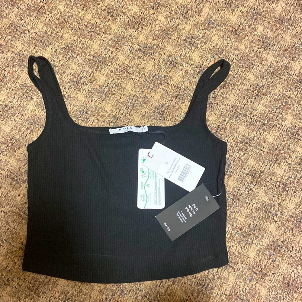 NA-KD fashion square neck tank. Never used
